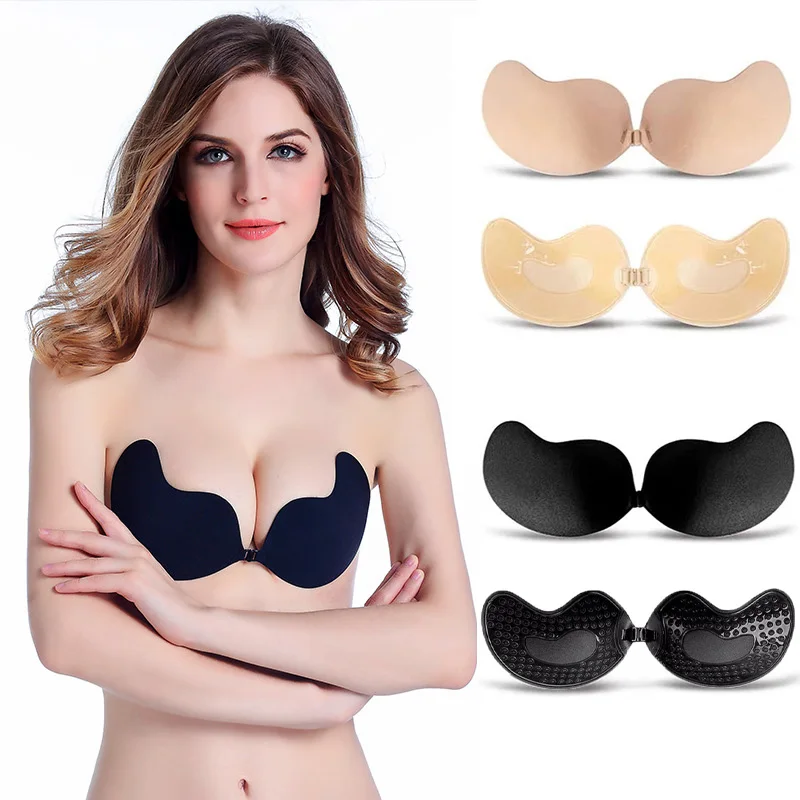 Strapless Bra Adhesive - Sexy Damen-BH, unsichtbarer Push-Up-BH, selbstklebender, nahtloser
