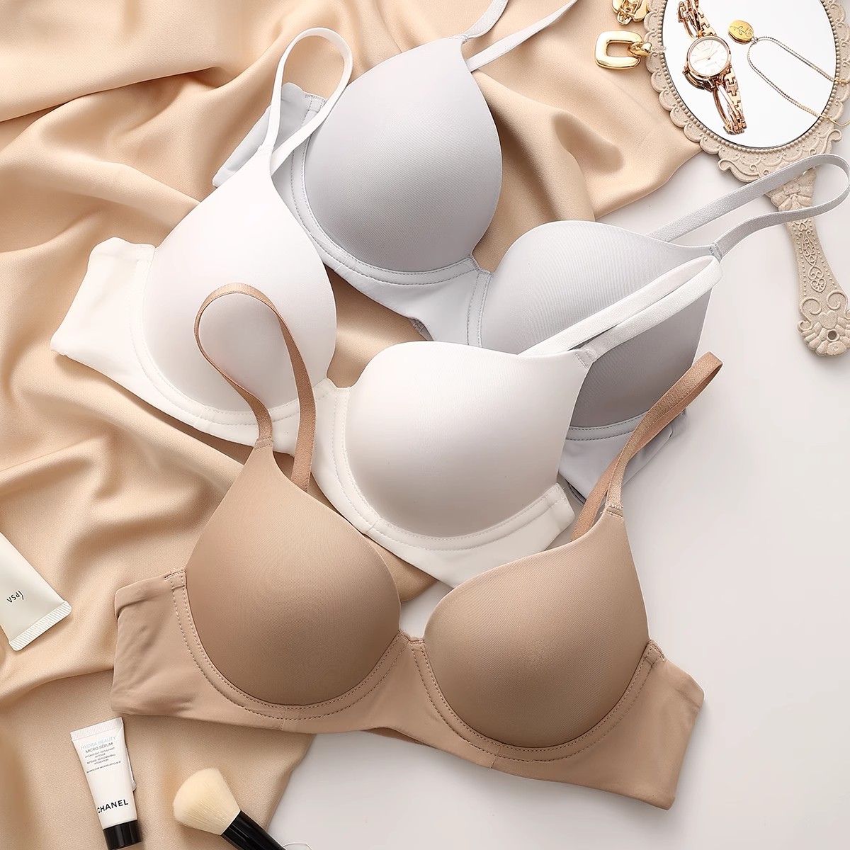 Plus-Size-Lingerie für Frauen, – Wirefree Bra Comfort Bewertung und Preis